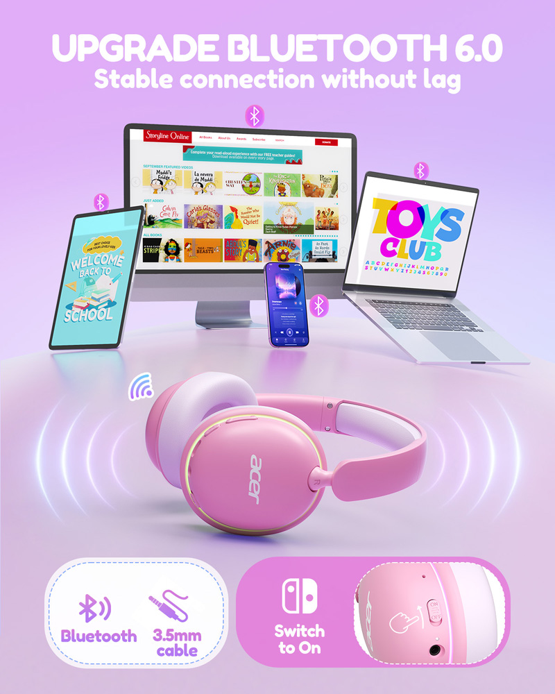 Fones de ouvido Acer Kids Blue - Wired Earphone Lightning avaliação e preço