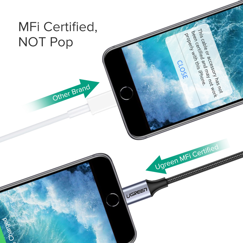 Ugreen adaptador para iphones  - Wired Earphone Lightning avaliação e preço
