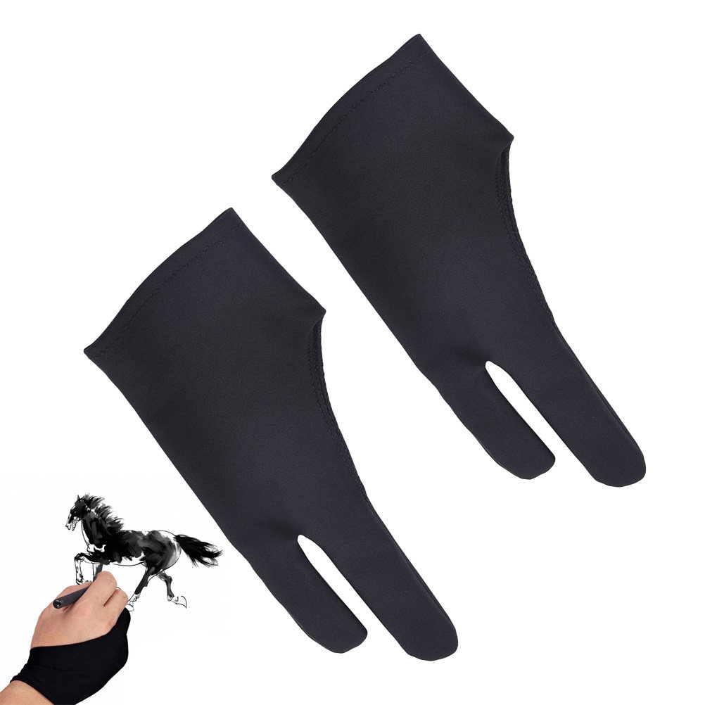 2 pares de luvas de desenho pa - Drawing Glove Artist avaliação e preço