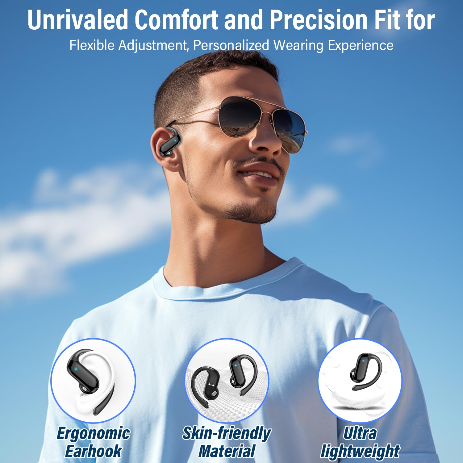 Fones de Ouvido Open-Ear Bluet - Wired Earphone Lightning avaliação e preço