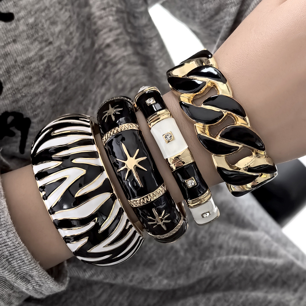 Pulseiras largas de metal redo - Zebra Tablet Accessories avaliação e preço
