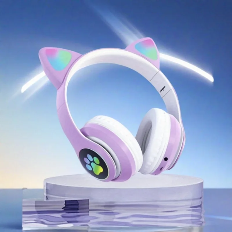 Nova luz de flash bonito orelh - Wired Earphone Lightning avaliação e preço