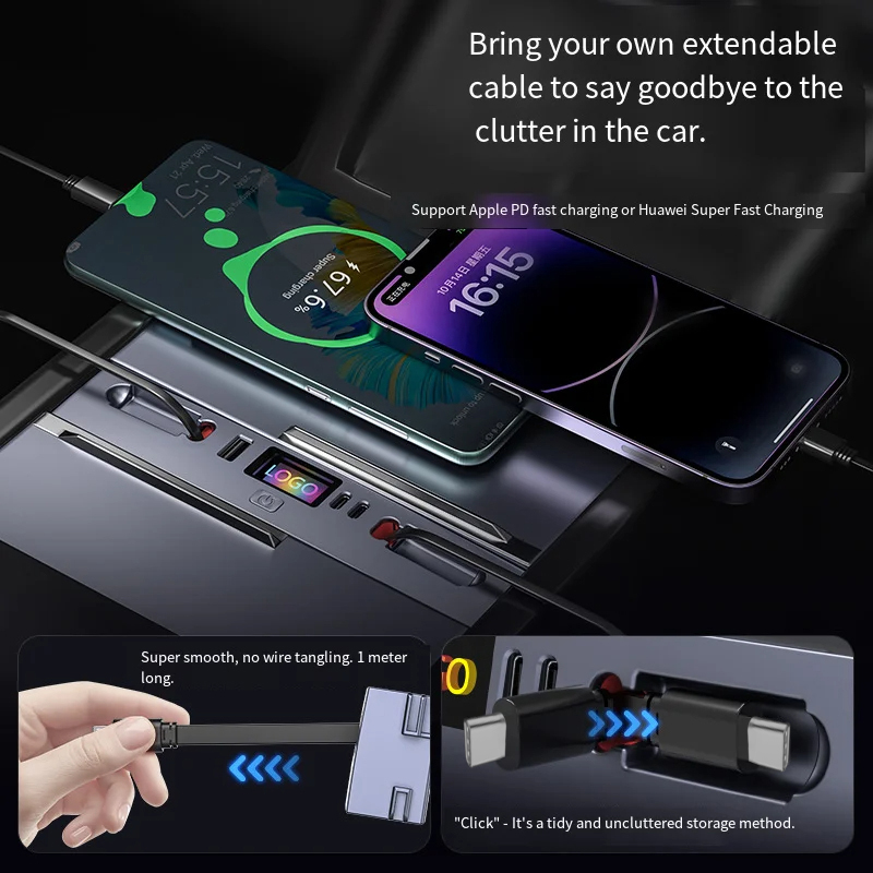 Carregador de Carro Multi-Port - Usb Hub Type C avaliação e preço
